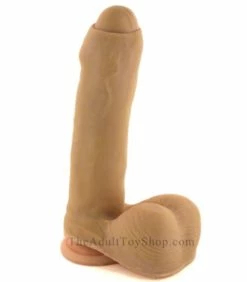 Uncut Dildo With Retractable Foreskin -Adult Toy Sales Store un5