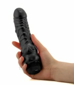 Velvet Black Veined Vibrator -Adult Toy Sales Store velv4
