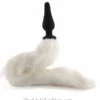 White Fox Tail Butt Plug with Ears