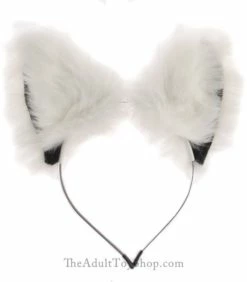 White Fox Tail Butt Plug with Ears -Adult Toy Sales Store whitefox2